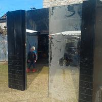 armadio da camera nero ante scorrevoli