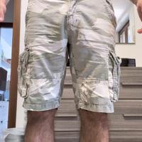 Pantaloncini cargo militare 