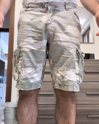 Pantaloncini cargo militare 