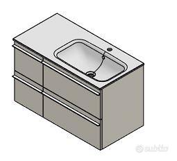 Lavabo per mobile bagno Linea natura 90 cm