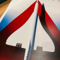 Stampa Poster Manifesti Vintage Concorde
