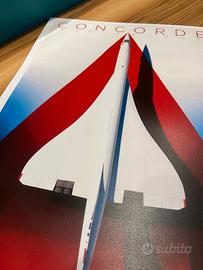 Stampa Poster Manifesti Vintage Concorde