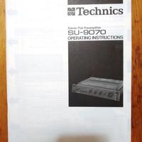 Technics SU-9070 pre-amplif. manuale istruzioni