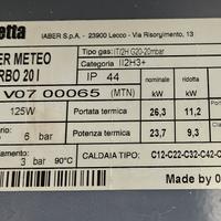 Ricambi beretta super meteo turbo 20l