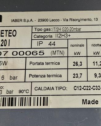 Ricambi beretta super meteo turbo 20l