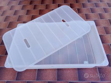 Contenitore sotto letto con coperchio 92 x 56 cm