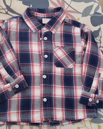 chicco camicia 12 mesi neonato manica lunga