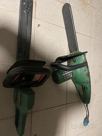 Motosega e tagliasiepi