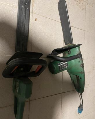 Motosega e tagliasiepi