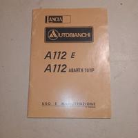 libretto uso e manutenzione a112 