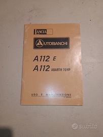 libretto uso e manutenzione a112 