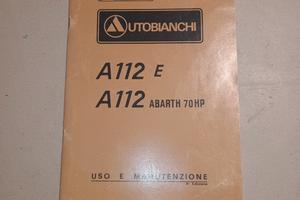 libretto uso e manutenzione a112 