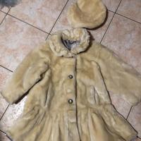 Pelliccia ecologica bambina taglia 5 anni