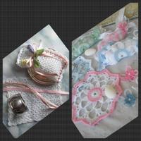 Centrini vari tipi ad uncinetto per bomboniere