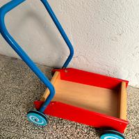 Carrellino legno primi passi Città del Sole