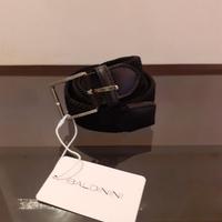 Cintura uomo nero elasticizzato NUOVO