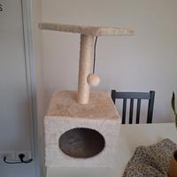 tiragraffi con cuccetta per gatti