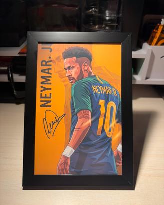 Quadro grafica Neymar Jr