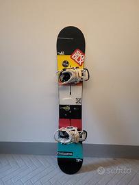 attrezzatura snowboard burton custom x