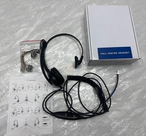 Wantek Cuffia Call Center Modello A600, Connettore