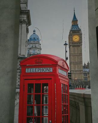 Quadro su tela Canvas Londra 70x50 NUOVO