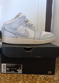 air Jordan bianche e azzurre nr 39