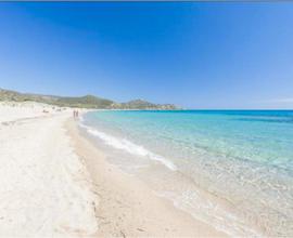 Davanti alla spiaggia di Solanas