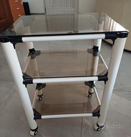 Carrello in vetro 