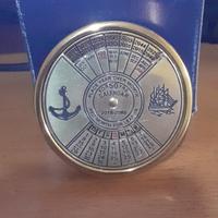 Calendario Perpetuo 50 anni metallo dorato