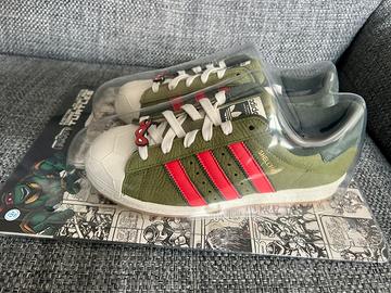 Adidas Superstar Shelltoe TMNT 39 1/3