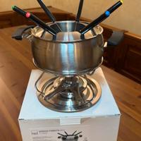 SERVIZIO FONDUTA INOX 11 PEZZI