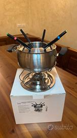 SERVIZIO FONDUTA INOX 11 PEZZI