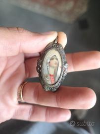 antico ciondolo pendant Sacro arte sacra Maria 