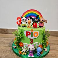 Torta finta bing senza personaggi