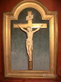 SPLENDIDO QUADRO con CRISTO CROCIFISSO META’ 1800