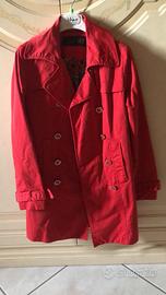 Trench rosso come nuovo
