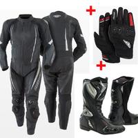 Tuta intera moto racing prexport stivali guanti