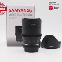 Samyang VDSLR 35 T1.5 Mk2 (Canon)