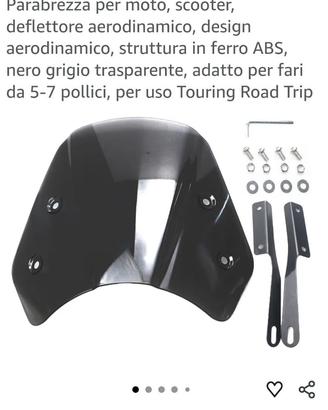 Parabrezza moto universale