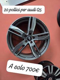 Cerchi Audi 20 pollici