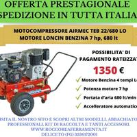 Motocompressore airmec teb 22/680 lo