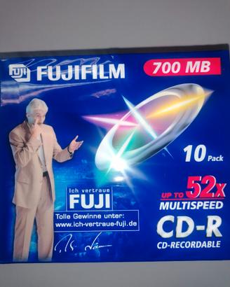 CD FUJIFILM 700 MB 52X 80 MIN