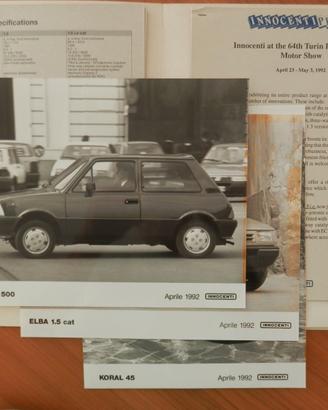 Innocenti 500, Elba & Koral - cartella stampa 1992