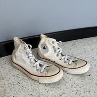Converse all star bianche alte - tg.37