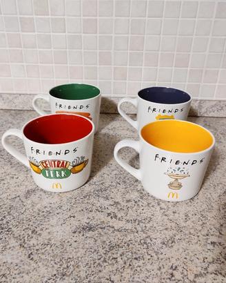 Set completo 4 tazze ceramica Friends McDonald's 