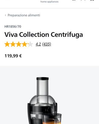 centrifuga Philips Viva Collection