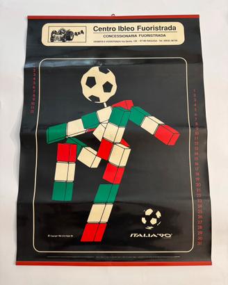 Calendario perpetuo vintage Mondiale Italia ’90