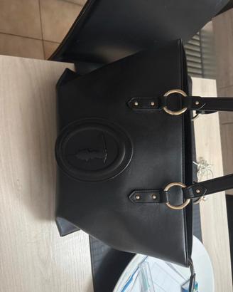 borsa trussardi originale nera in pelle