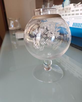 Vaso a coppa stile shabby - vintage 