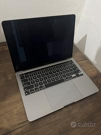 MacBook Pro 13” M2 A2338 Schermo rotto + blocco